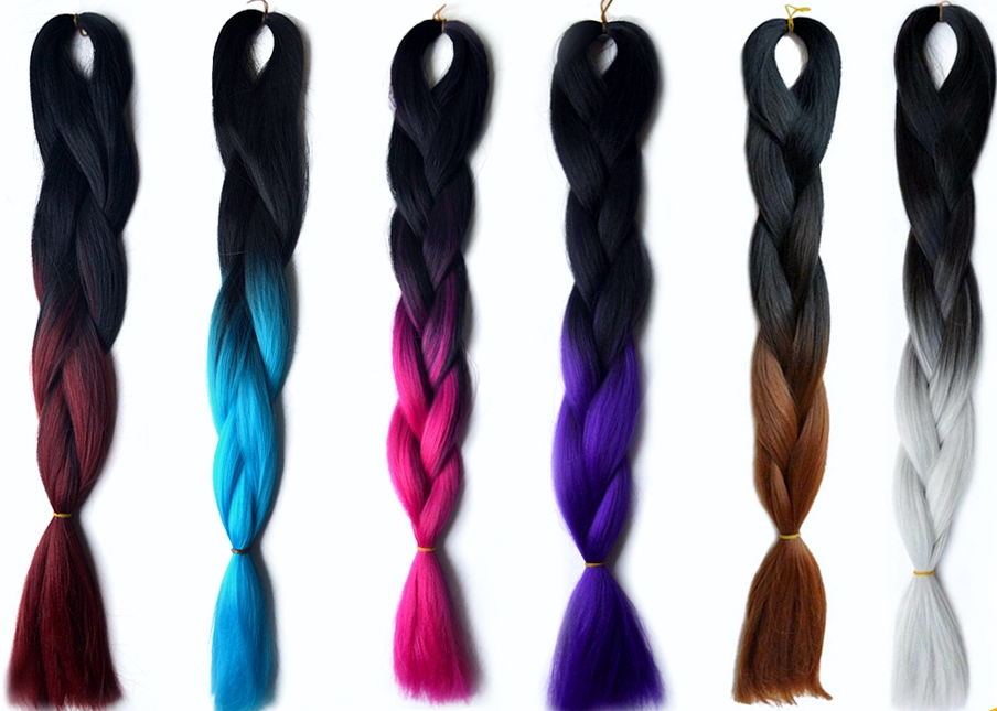 Human Hair Braiding Color Chart