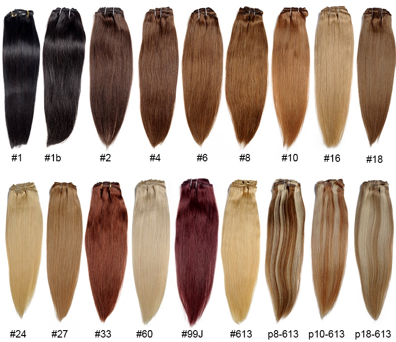 Weave Color Chart For Braids