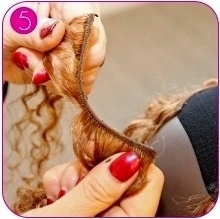 Make your own two-tone wig step 5 creating a centre parting