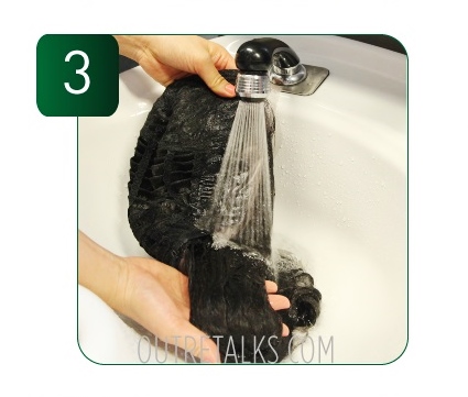 How to wash a wig discount