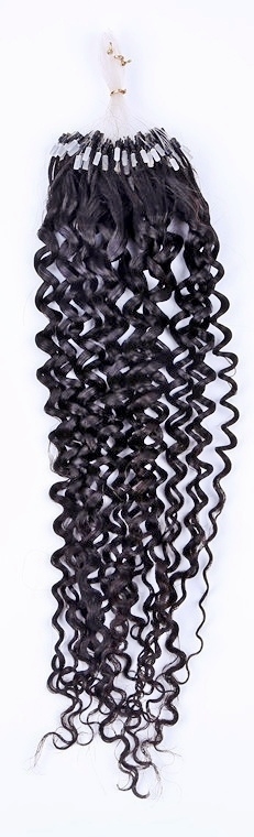 Loose Afro Curl Micro Loop Human Hair Extensions