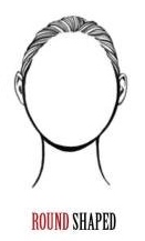 Round shaped face - wigs by face shape