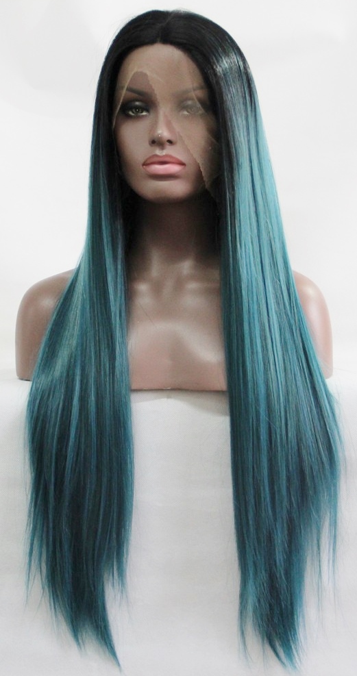 Green Lace Front Wig