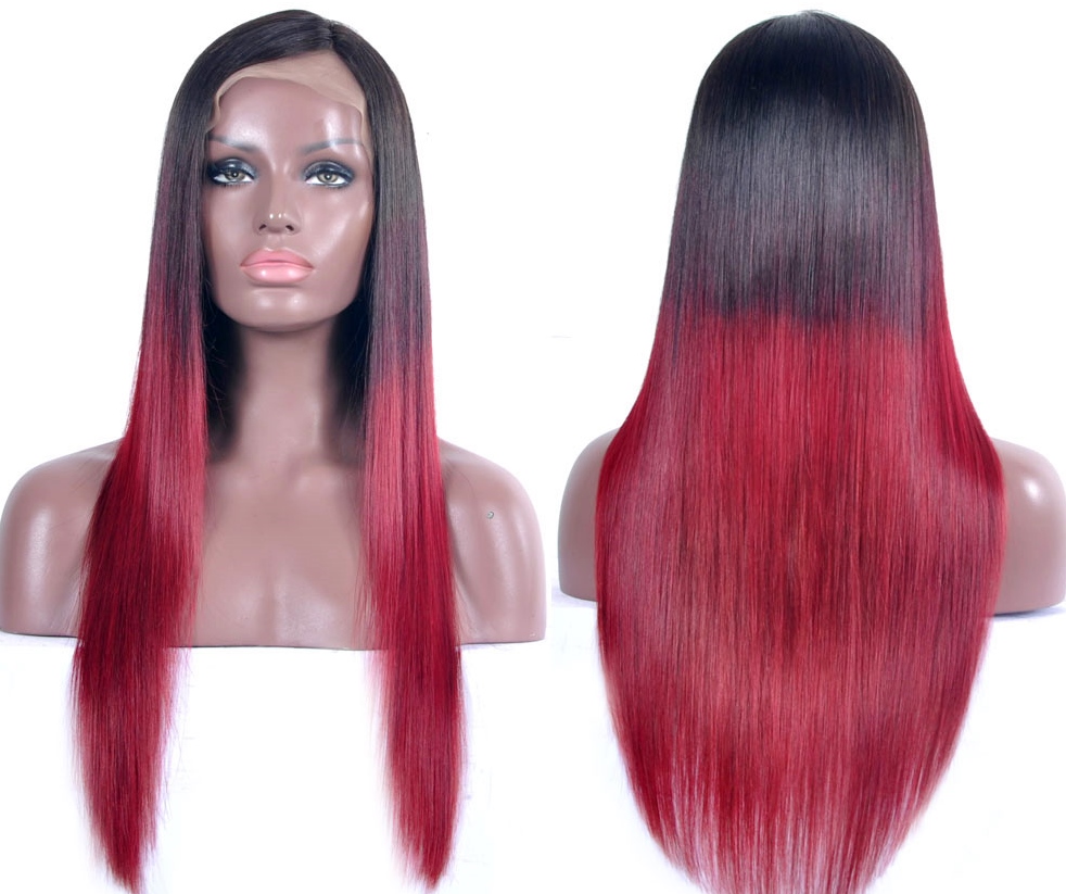 Red wig lace front hotsell