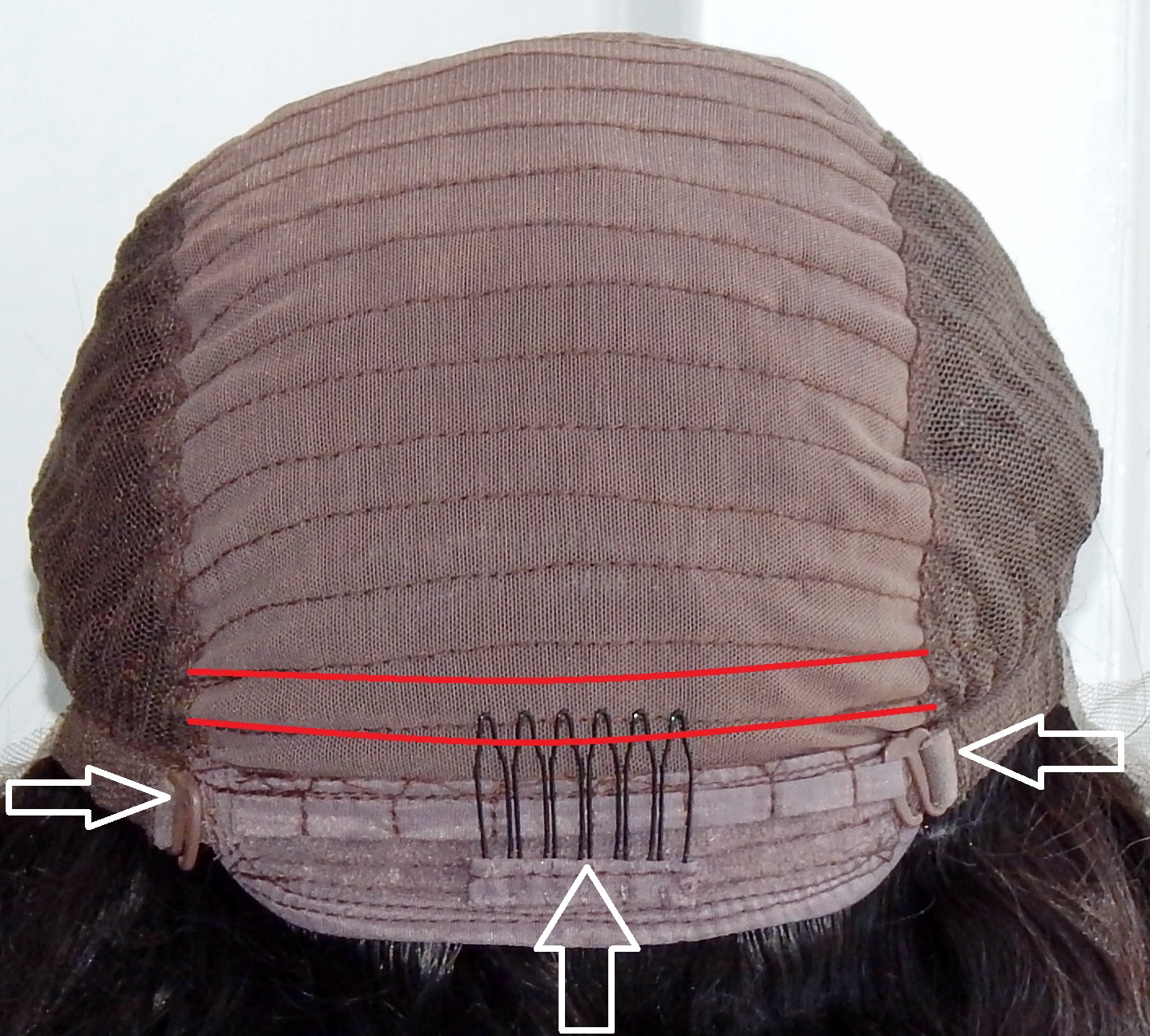 Do you glue the back cheap of a full lace wig