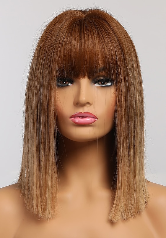 Bob wigs with fringe online