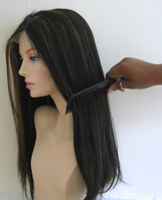 Using shower comb when washing